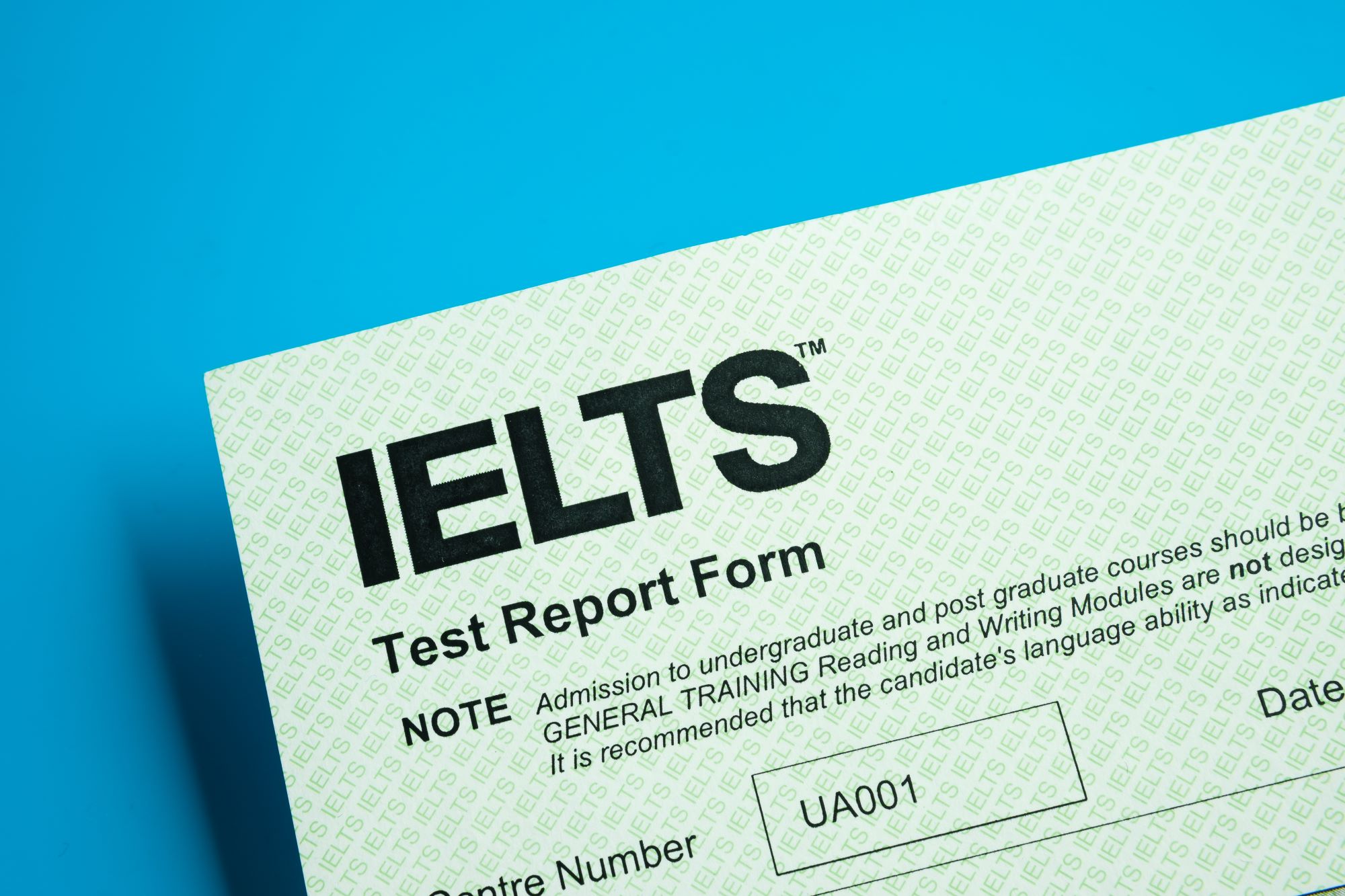Cambridge IELTS Certificate